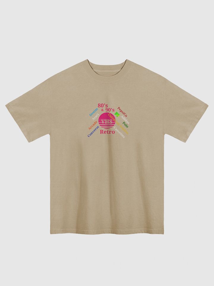 Retro Nostalgia Oversized Tee product image (1)