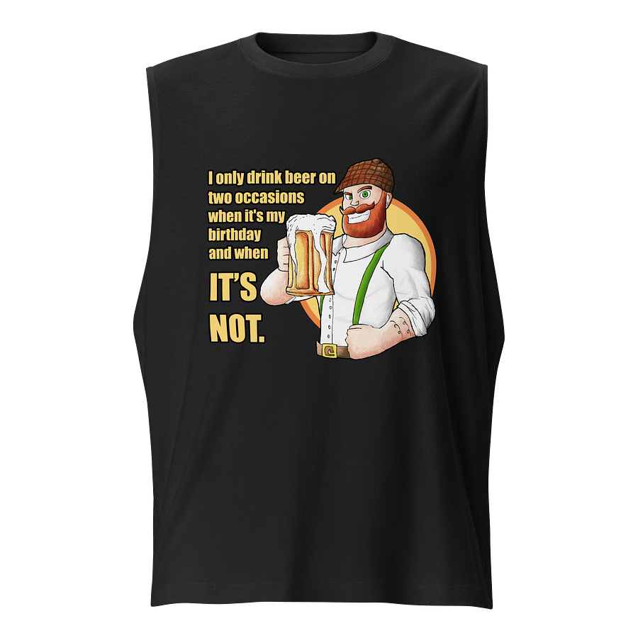 Beer Lad 1 muscle tank front product image (1)