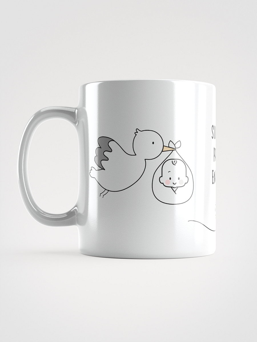 Mug Blanc - Surprise Prévue en 2026 - Cigogne Annonce Naissance - Cadeau Original product image (2)