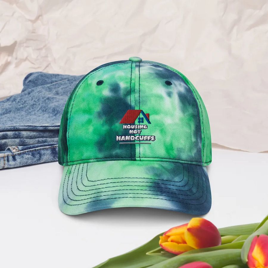 Housing Not Handcuffs Tie-Dye Dad Hat product image (5)