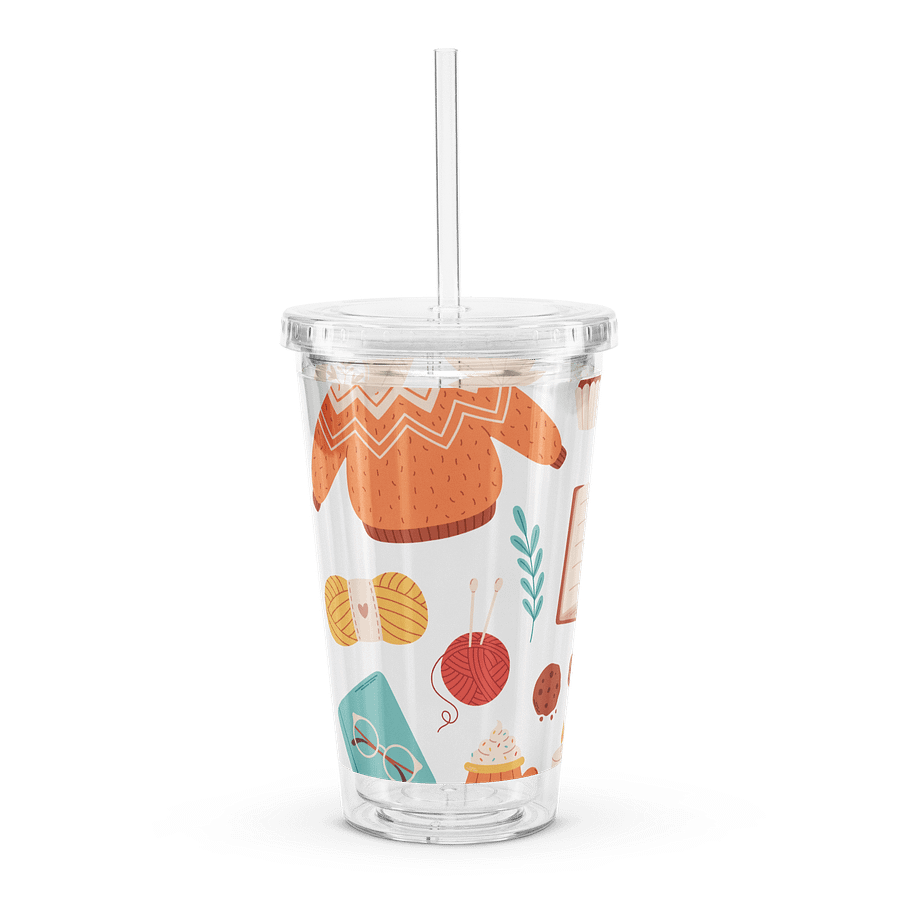 Cozy Autumn Delight Clear Tumbler product image (3)