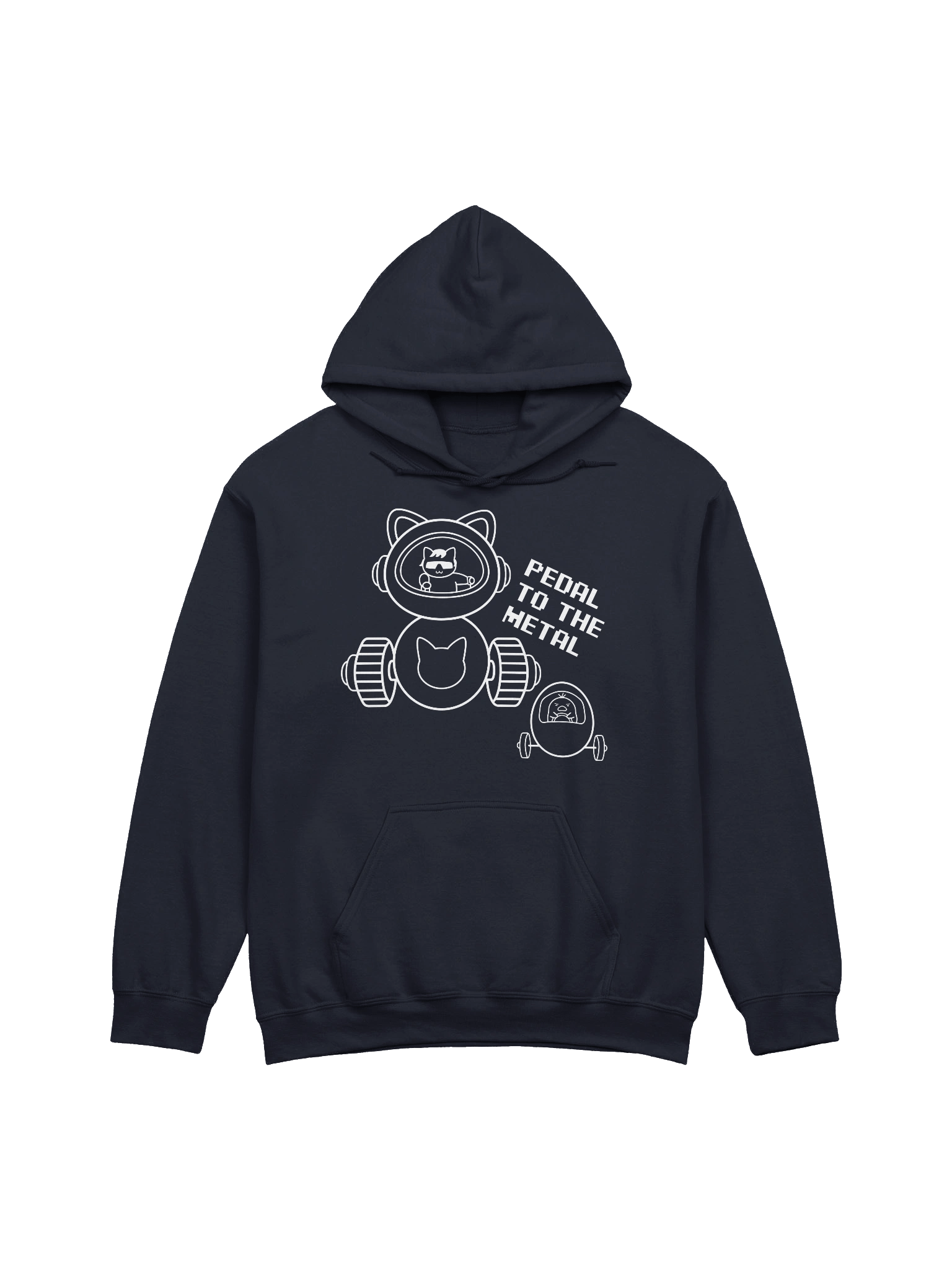 Goromi the Cat in Wig (Inefficient Vehicle Race) - Unisex Adult Hoodie product image (1)