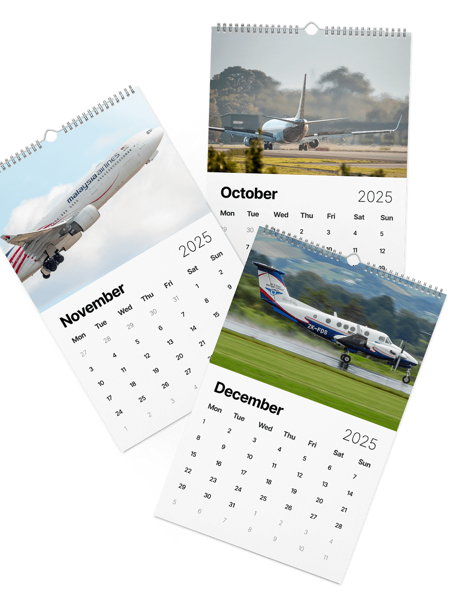 2025 Nony Flights NZ Calendar product image (9)