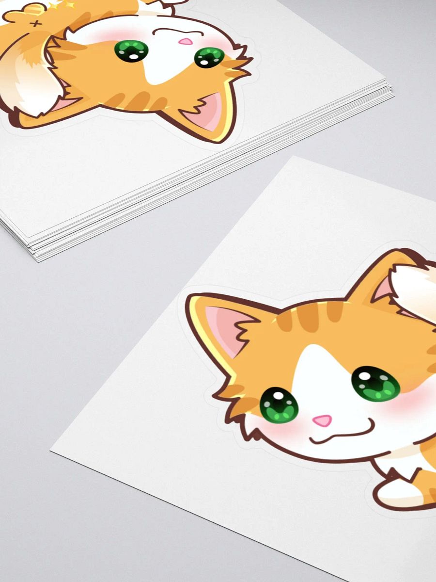 Orange Cat Butt Sticker product image (10)