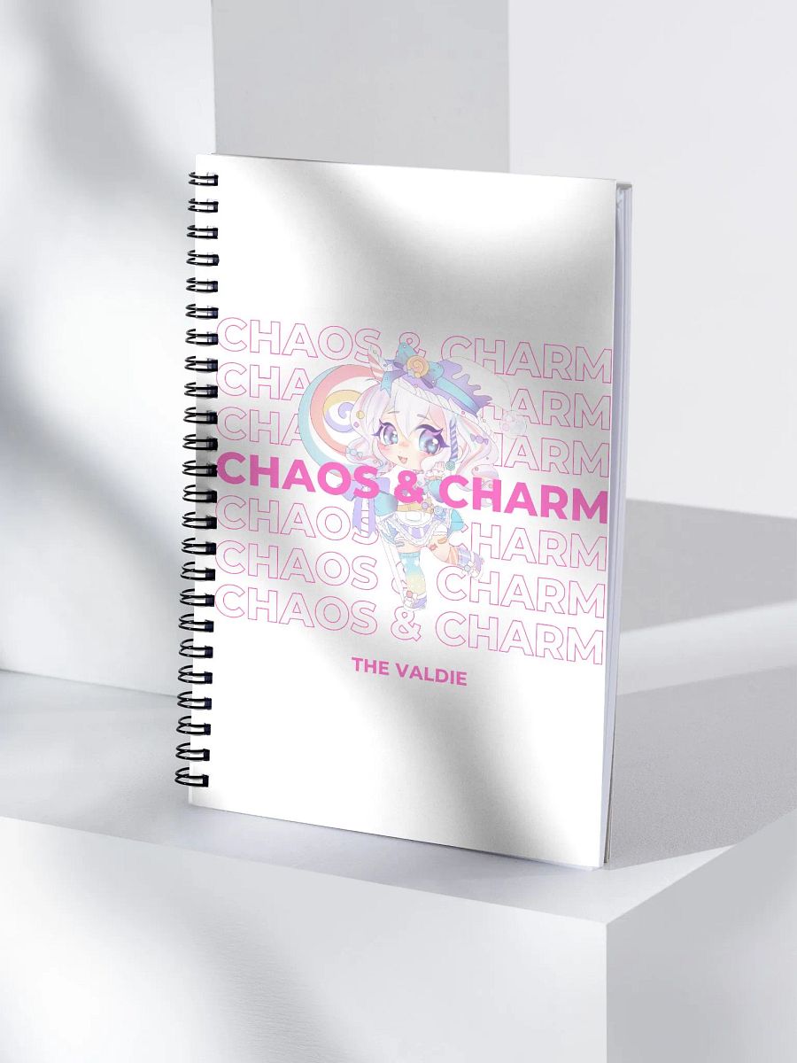 Pink Chaos & Charm Spiral Notebook product image (4)