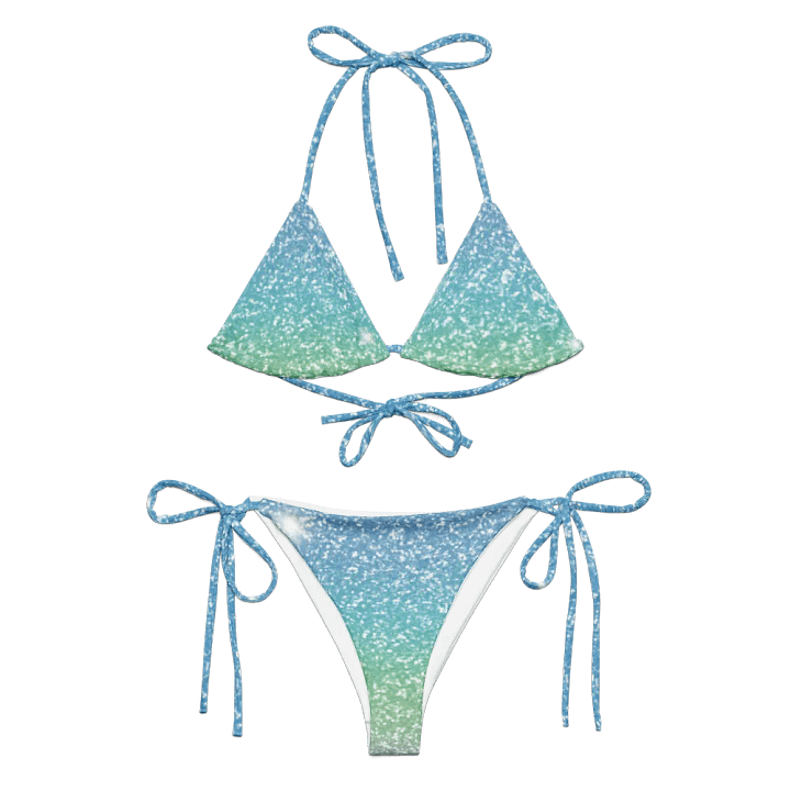 Glitter Unicorn Texture Design String Bikini (7) product image (1)