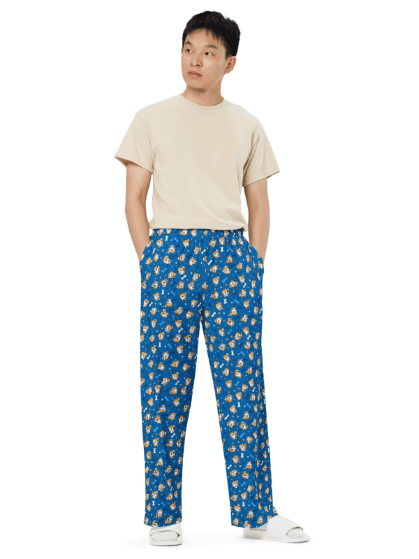 Pomeranian Blue Wide-Leg Pants product image (4)
