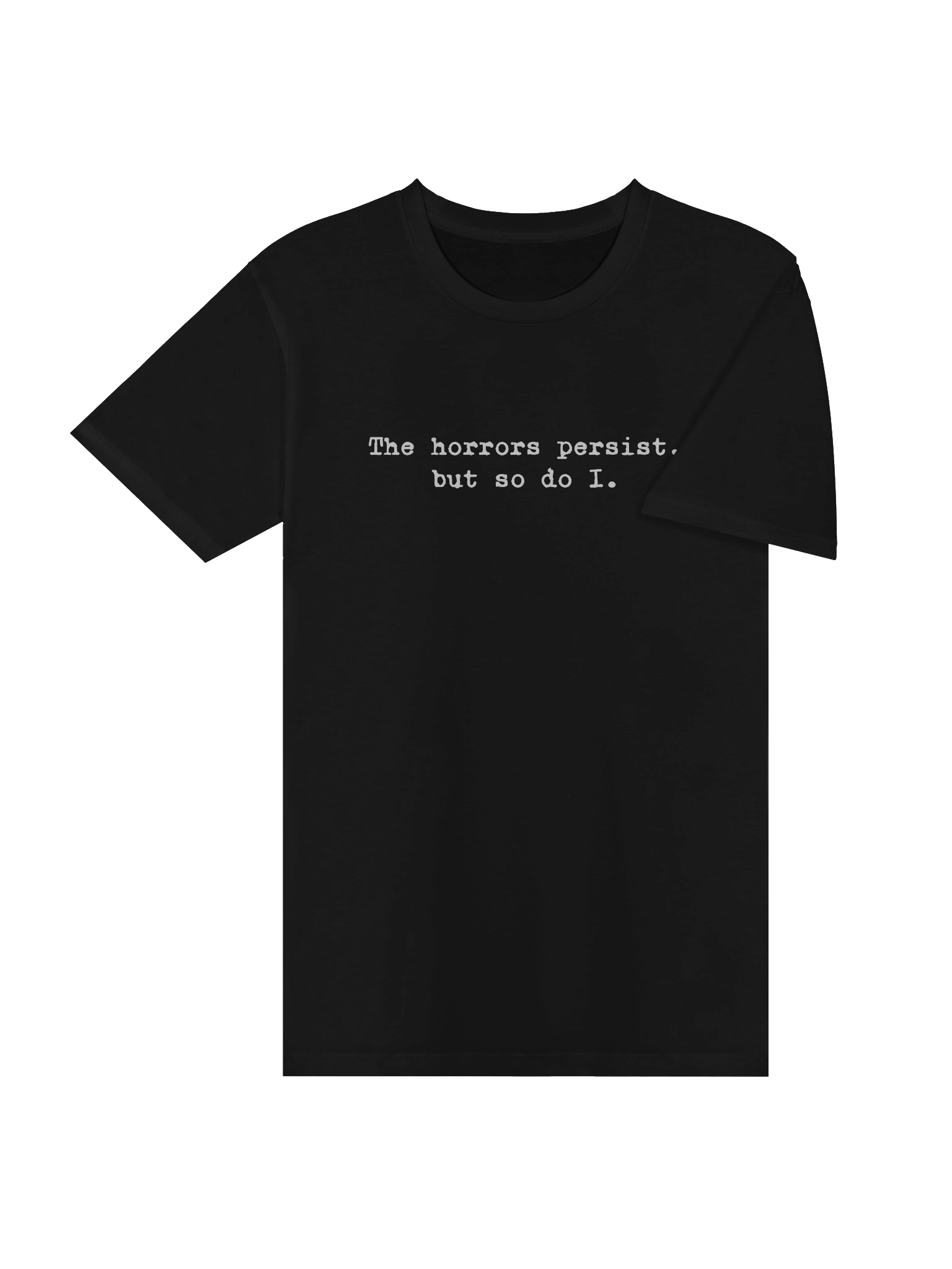 Unisex Horrors Tee - White Text product image (10)