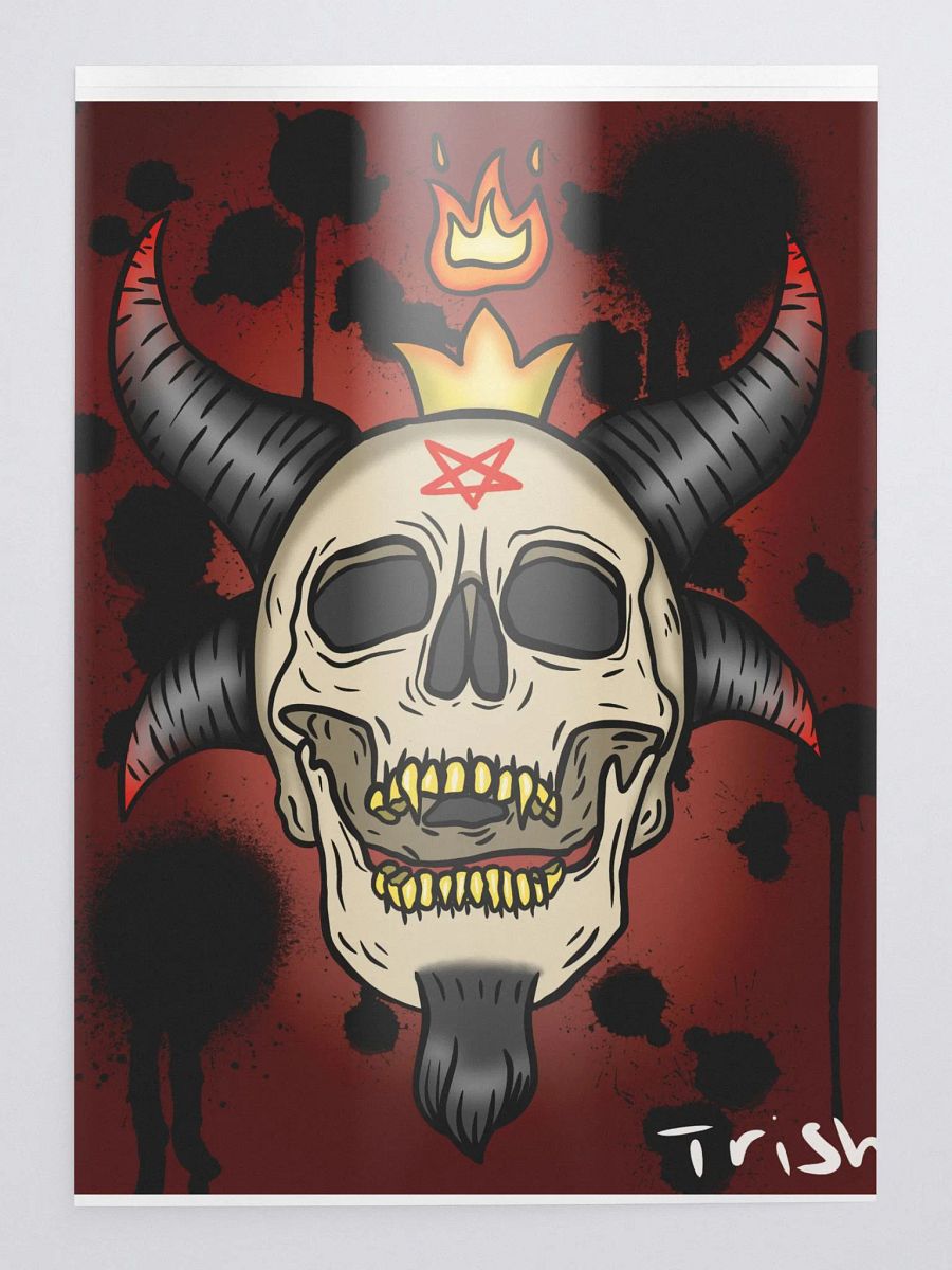 Baphomet Skull Sticker product image (1)
