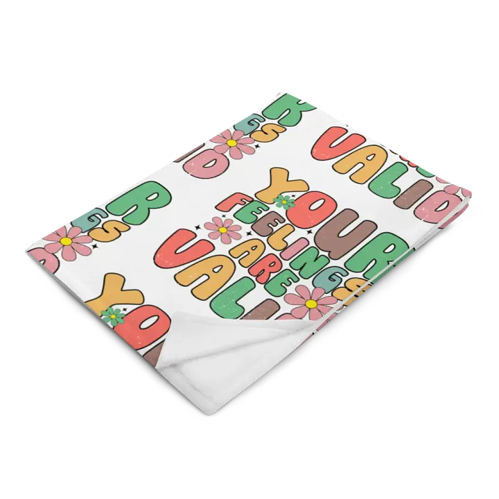 Your Feelings Are Valid Blanket product image (2)
