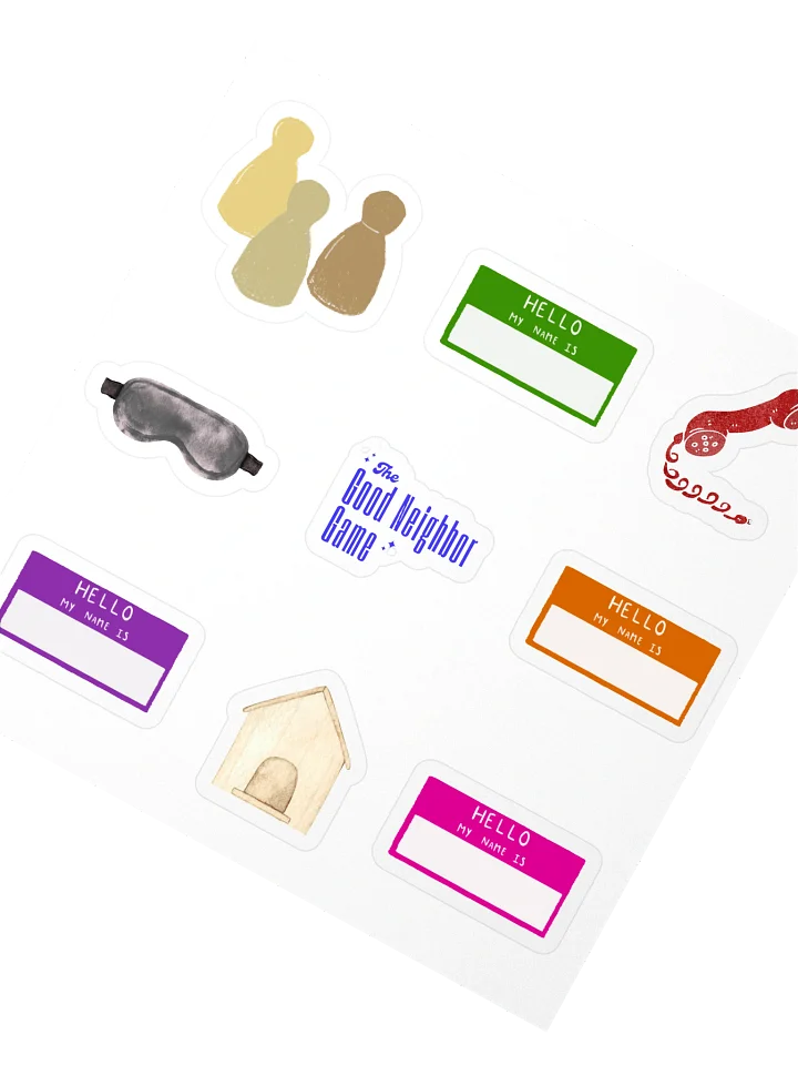 The Game Sticker Sheet product image (2)