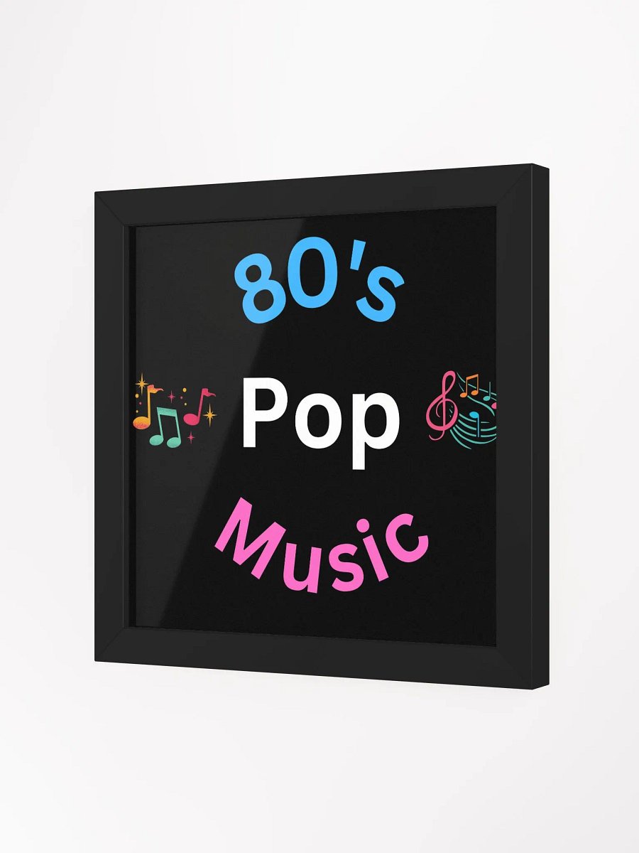 80's Pop Music Framed Poster product image (2)