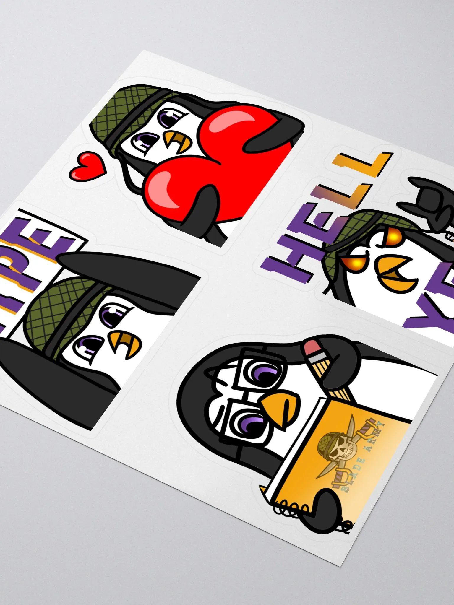 Blade Army Emote Stickers product image (3)