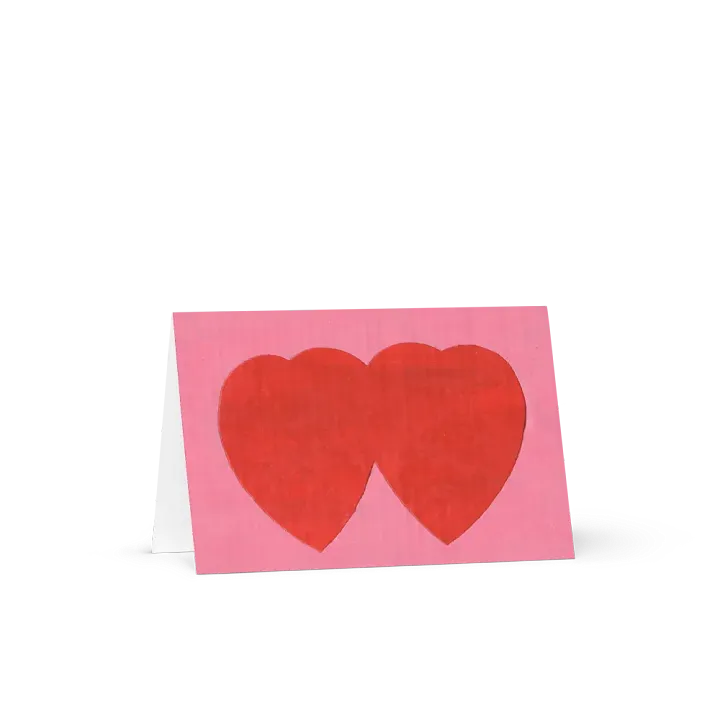 Cardboard Hearts Valentine Card product image (2)
