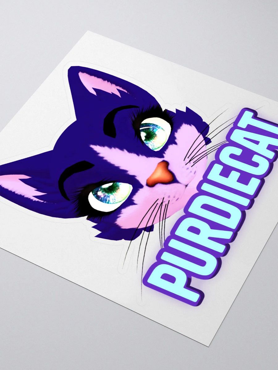 PurdieCat Logo Sticker product image (3)