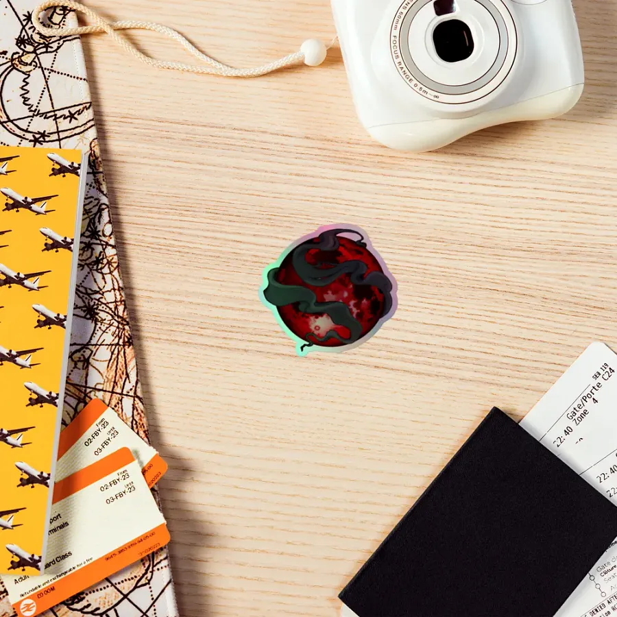 Blood moon sticker product image (7)