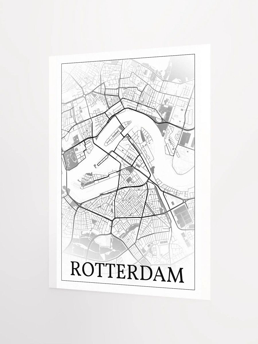 Rotterdam, Netherlands, city map print product image (6)