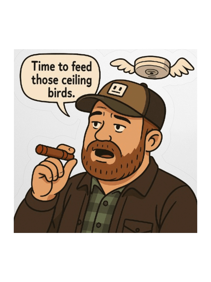 Ceiling Birds Feeder Sticker Set product image (1)