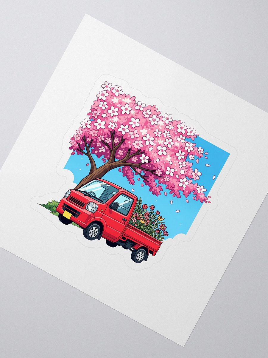 Blossom Kei Truck Spring Sticker product image (2)