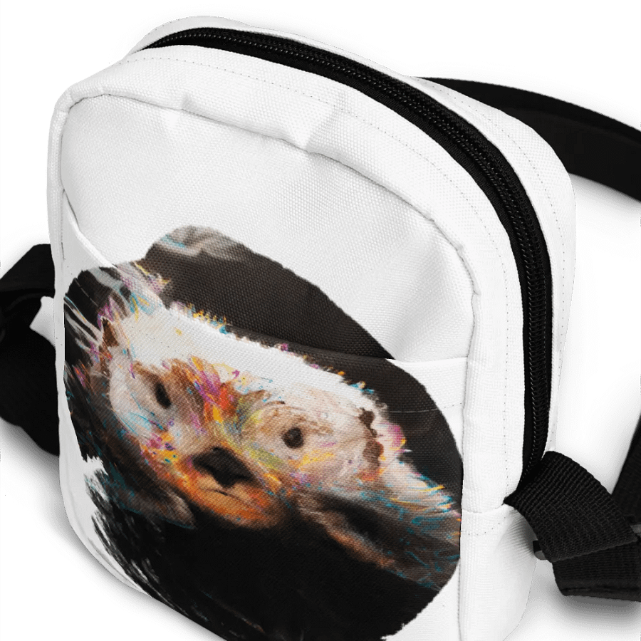 Watercolor Sea Otter All-Over Print Crossbody Bag product image (5)