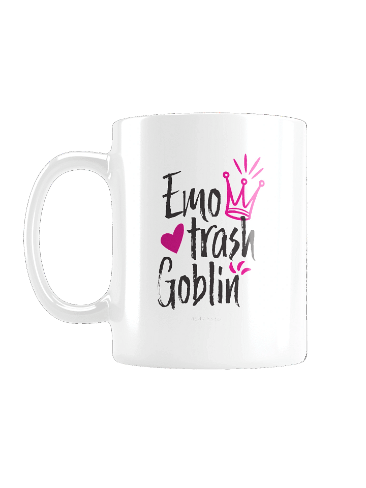Emo Trash Goblin White Glossy Mug product image (1)