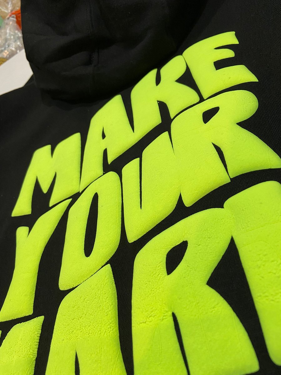 “Make Your Mark” Green Puff/Blk product image (2)