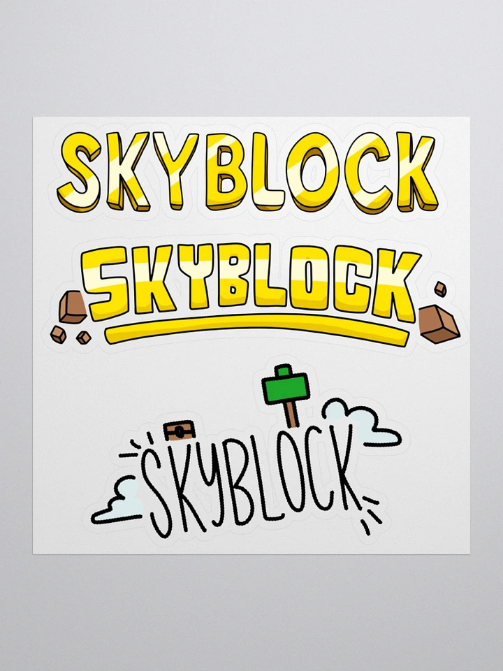 Skyblock Alternate Logo Stickers product image (1)