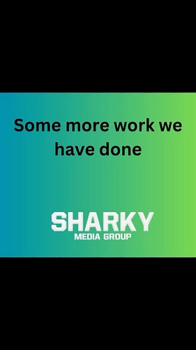 Some more work that we have done at Sharky Media Group