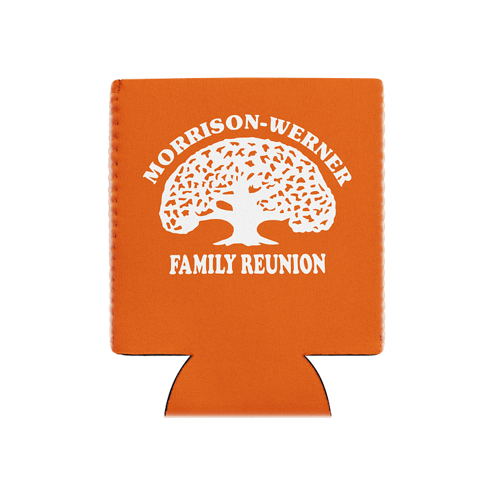 "Morrison-Werner Family Tree" Can Coozie (Orange) product image (1)