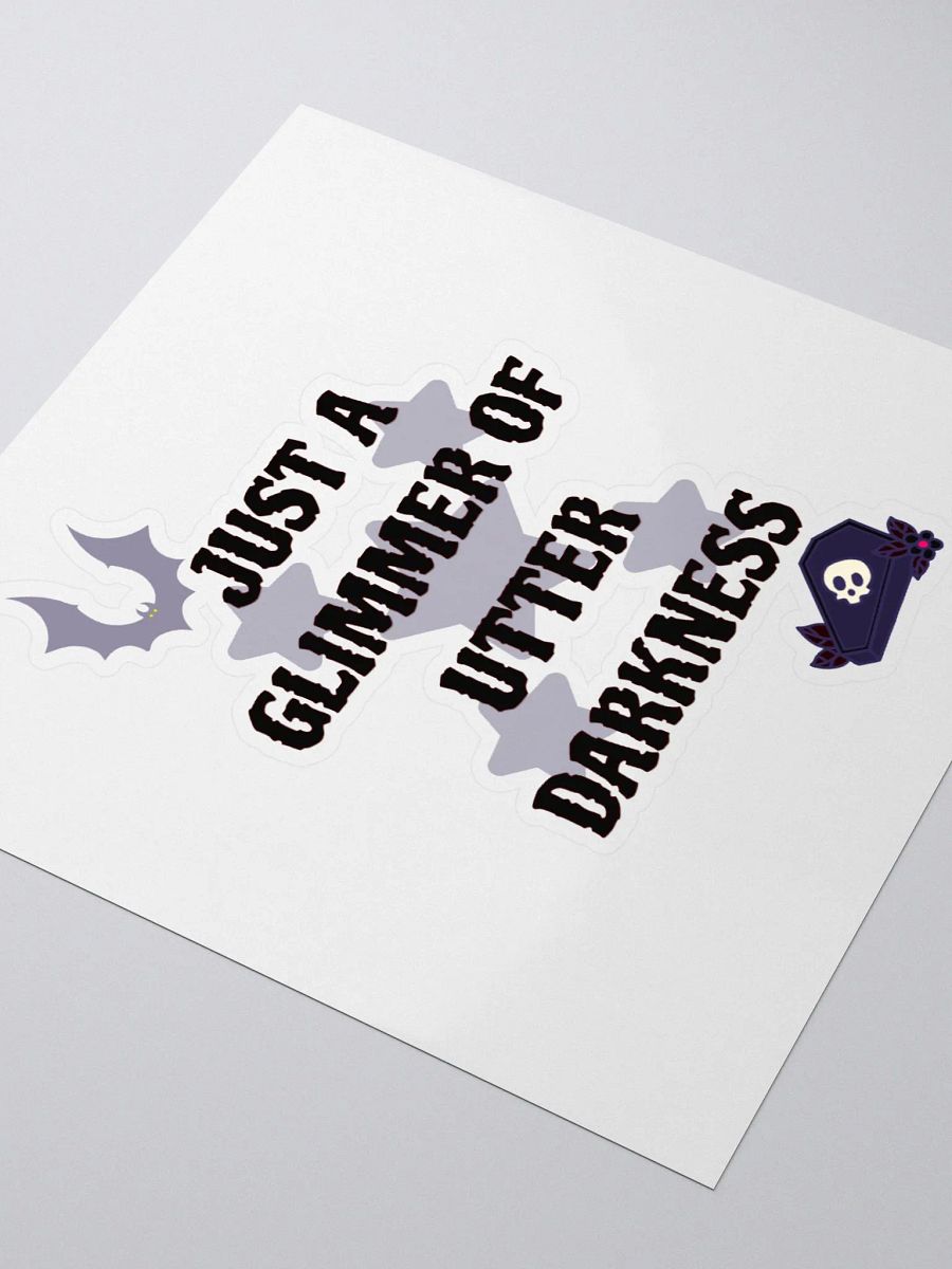 Glimmer of Darkness Kiss Cut Stickers product image (3)