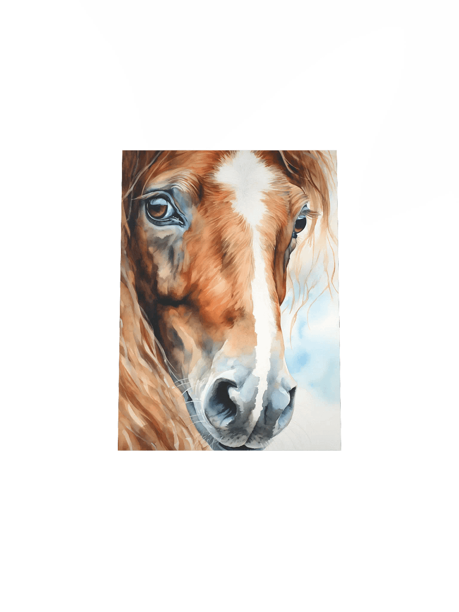 Watercolor Farmhouse Horse Portrait product image (5)