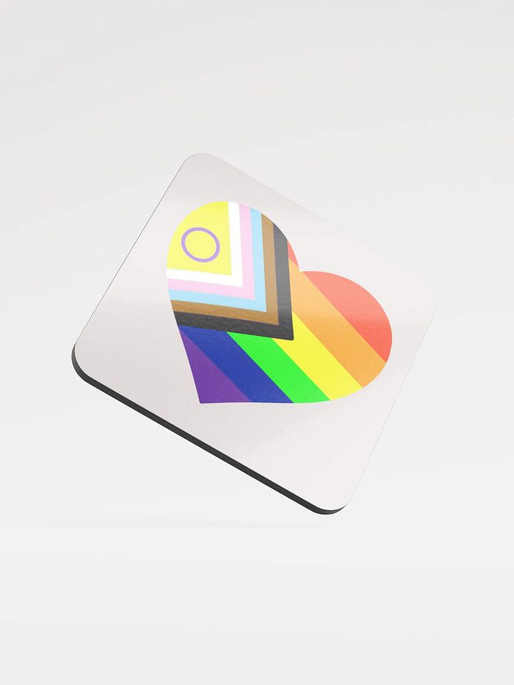 Pride Heart Coaster product image (1)