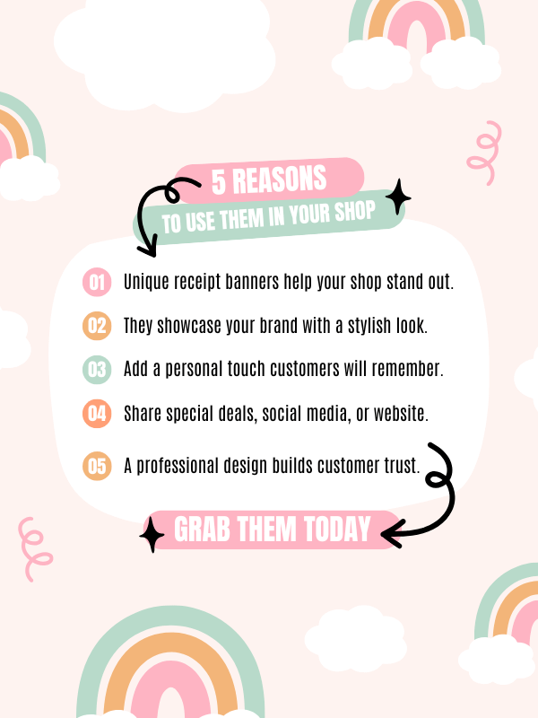 Whimsical MRR/PLR Etsy Receipt Banners product image (6)