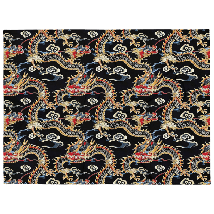 Soft Dragon's Embrace Throw Blanket product image (1)