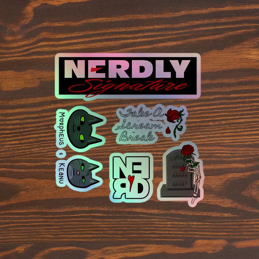 Fall 2024 Variety Sticker Sheet (Holographic) product image (3)