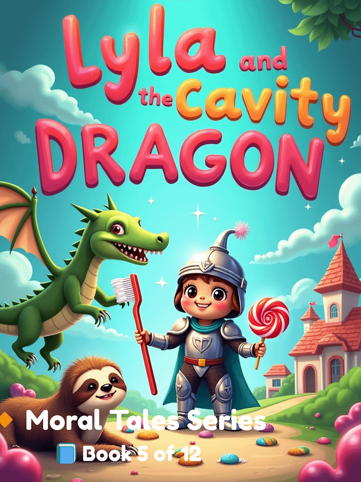🐉🦷 Lyla and the Cavity Dragon – Illustrated Storybook with JessyJesty product image (1)