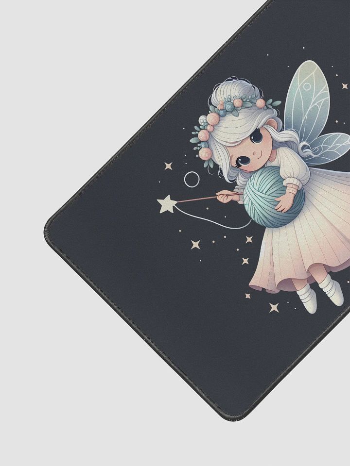 Fairy and Yarn Desk Mat Mouse Pad product image (2)