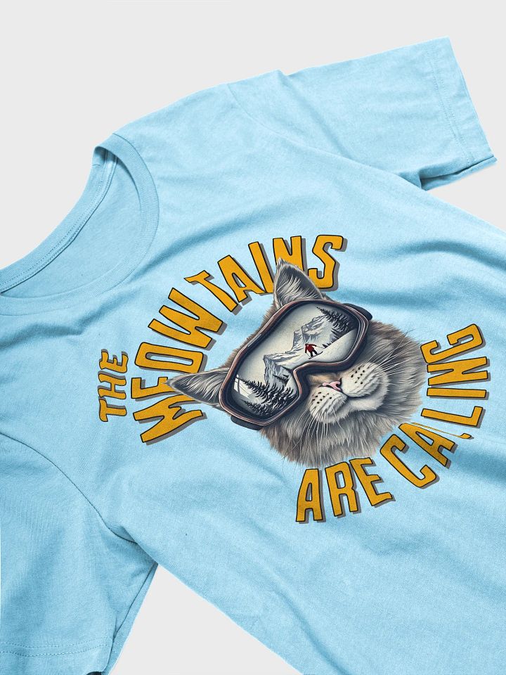 The Meowtains Are Calling Cat Skiing Goggles T-Shirt product image (20)
