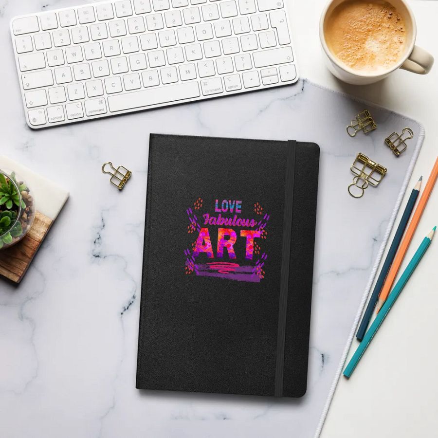 Vibrant Love ART Hardcover NotebookArt Lover's Delight Hardcover Notebook for art students moms daughters friends art teachers product image (8)