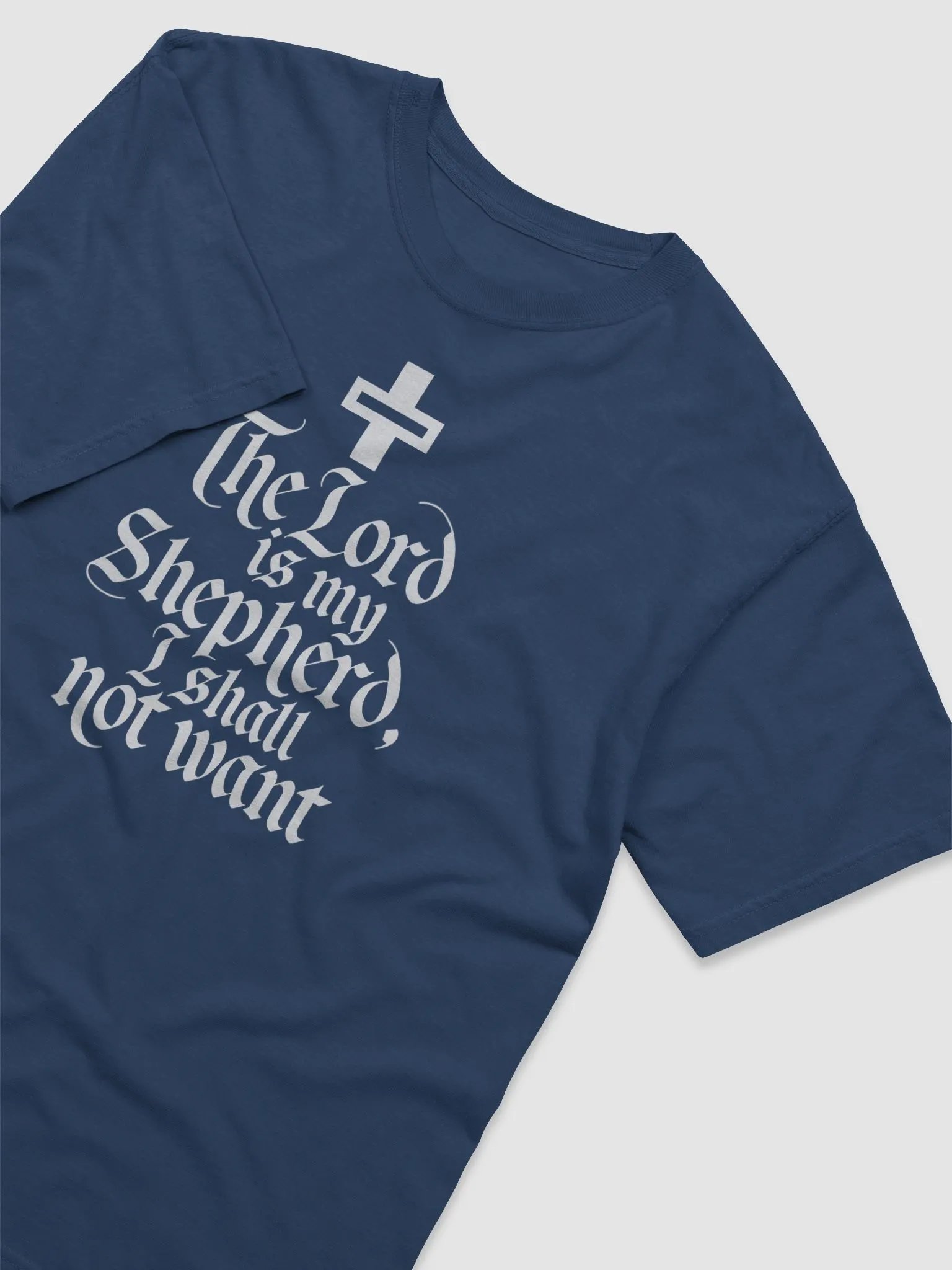 The Lord is My Shepherd, I Shall Not Want – Psalm 23:1 Bible Verse Comfort Colors T-Shirt product image (1)