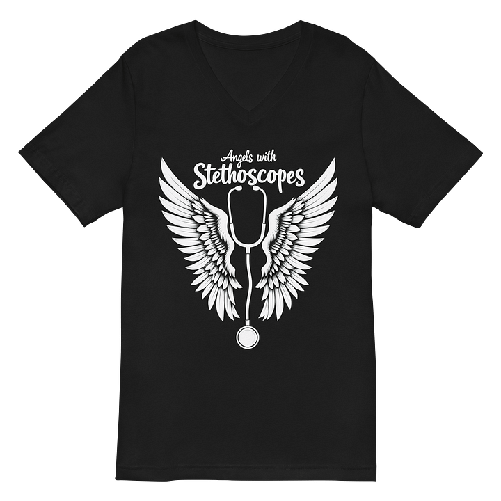 Angels with Stethoscopes V-Neck Tee product image (2)
