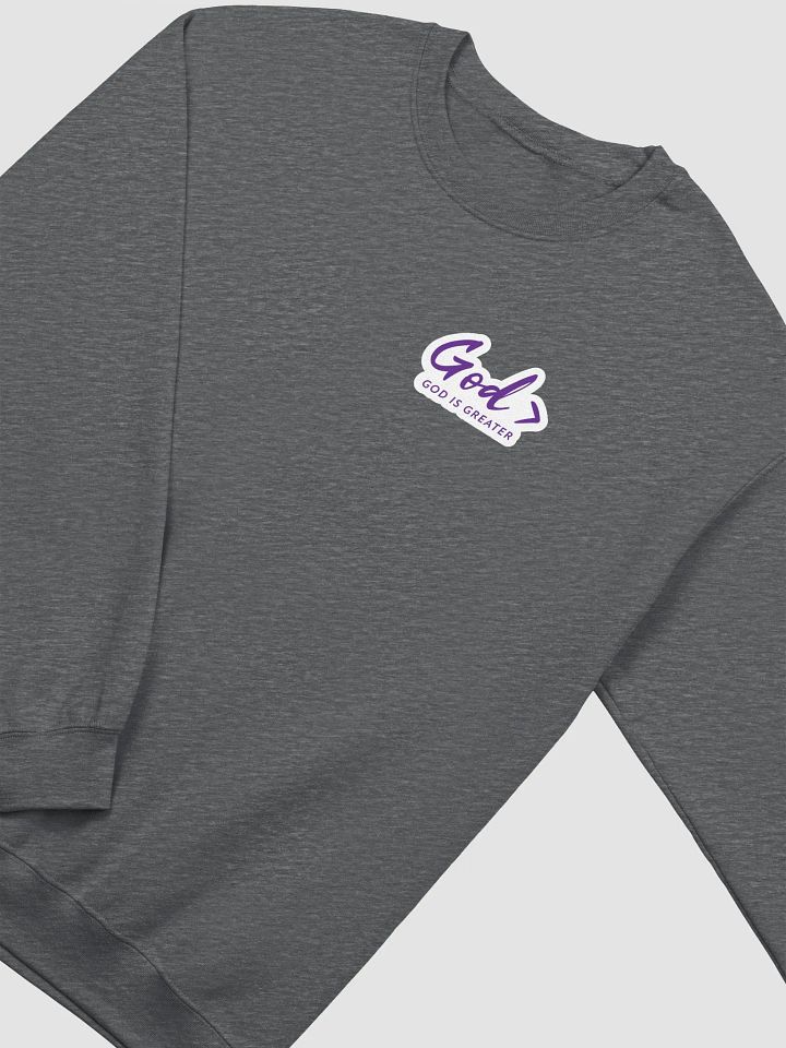God > PURPLE TEXT Sweatshirt product image (2)