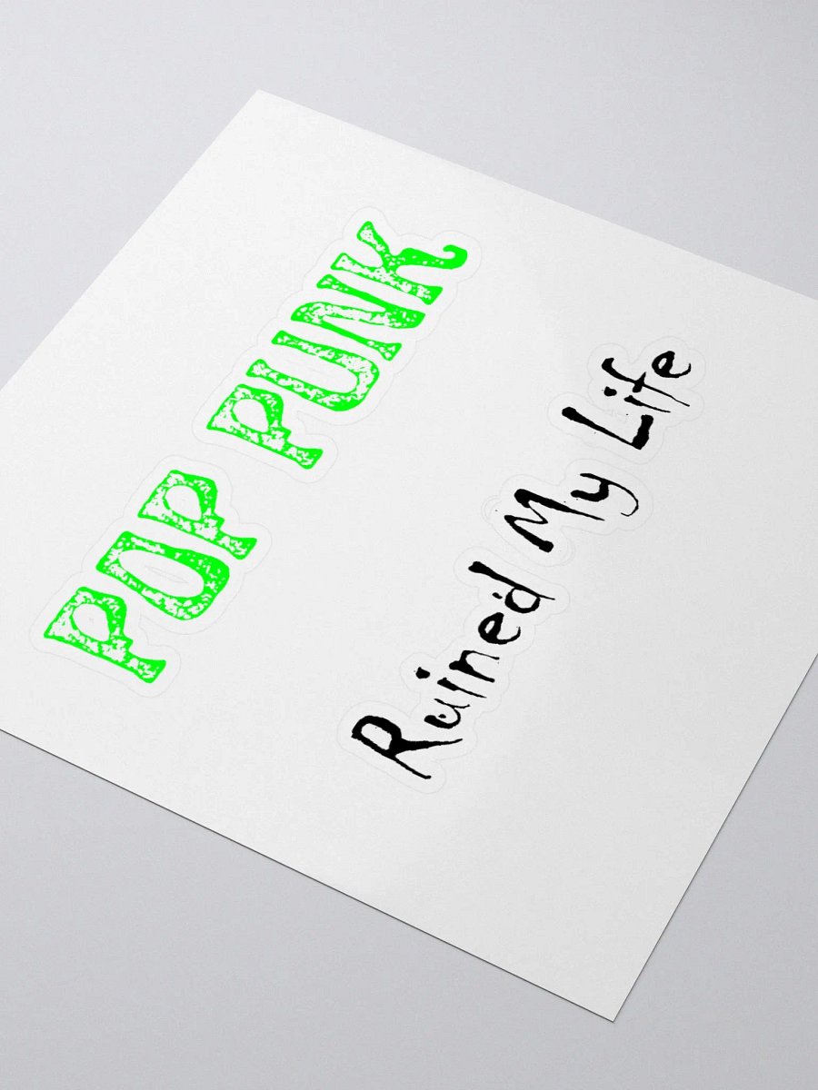 Pop Punk Ruined My Life Sticker product image (9)