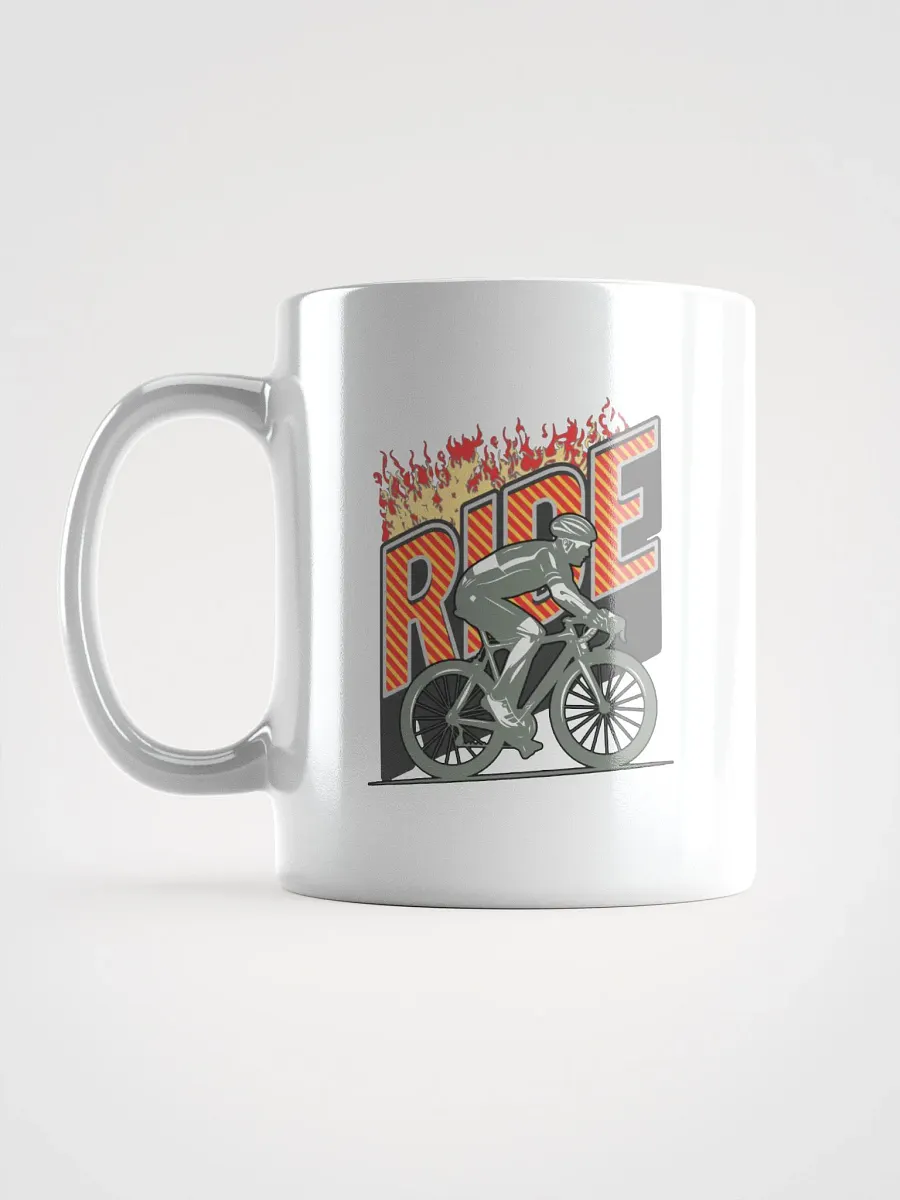 Ride Cycling Flaming Mug product image (1)