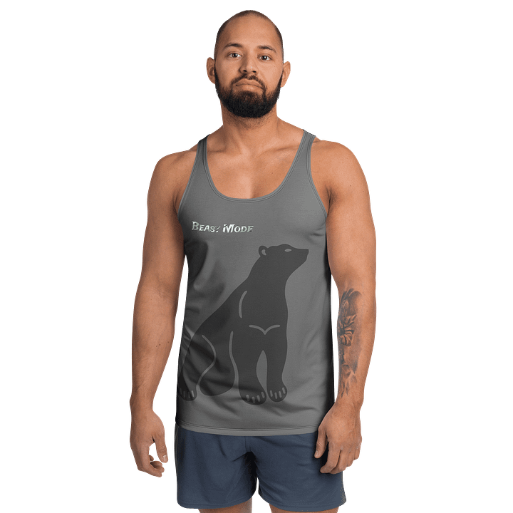 Beast Mode Bear Tank Top product image (1)