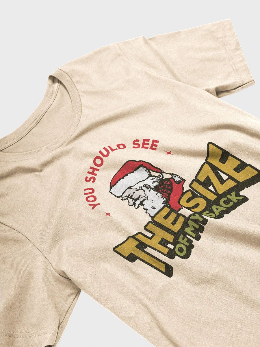 You Should See The Size of My Sack Retro Christmas Santa T-Shirt product image (3)