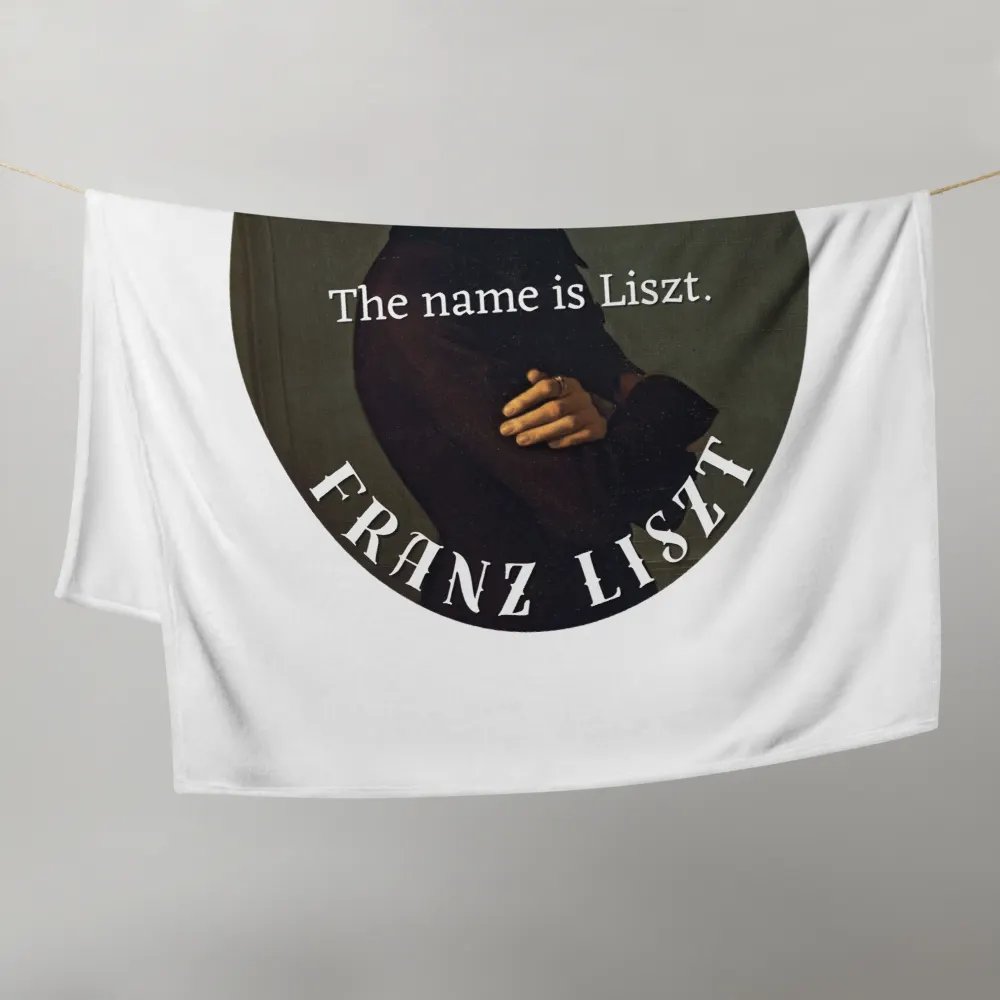 The Name is Liszt. Franz Liszt | Blanket product image (9)