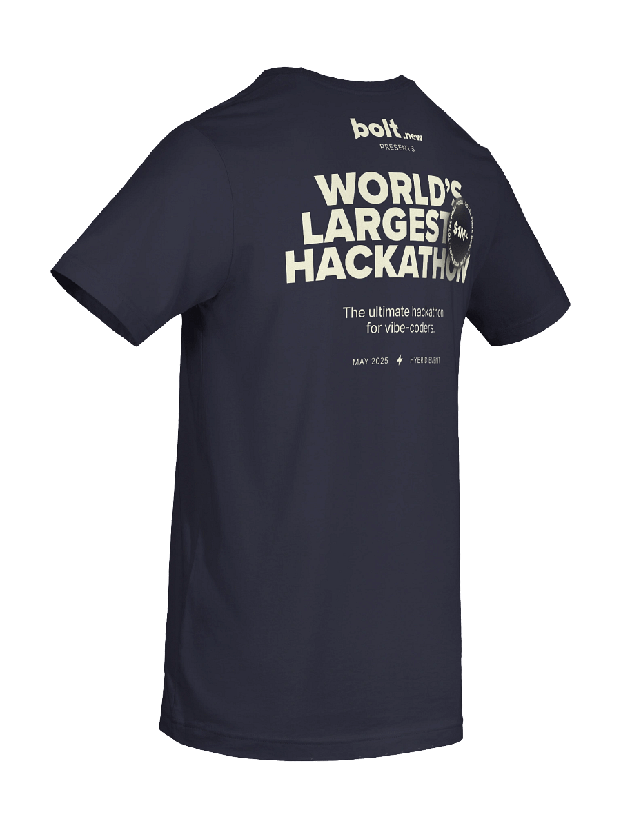 Official Bolt Hackathon Shirt product image (10)