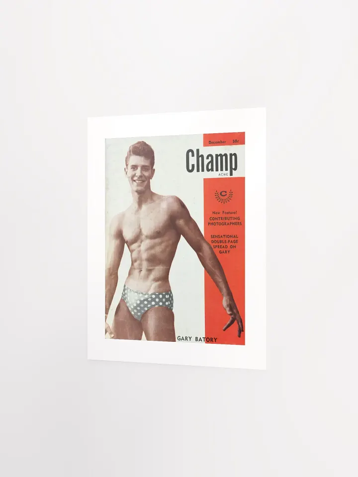 CHAMP Magazine Cover (December 1962) - Print product image (2)
