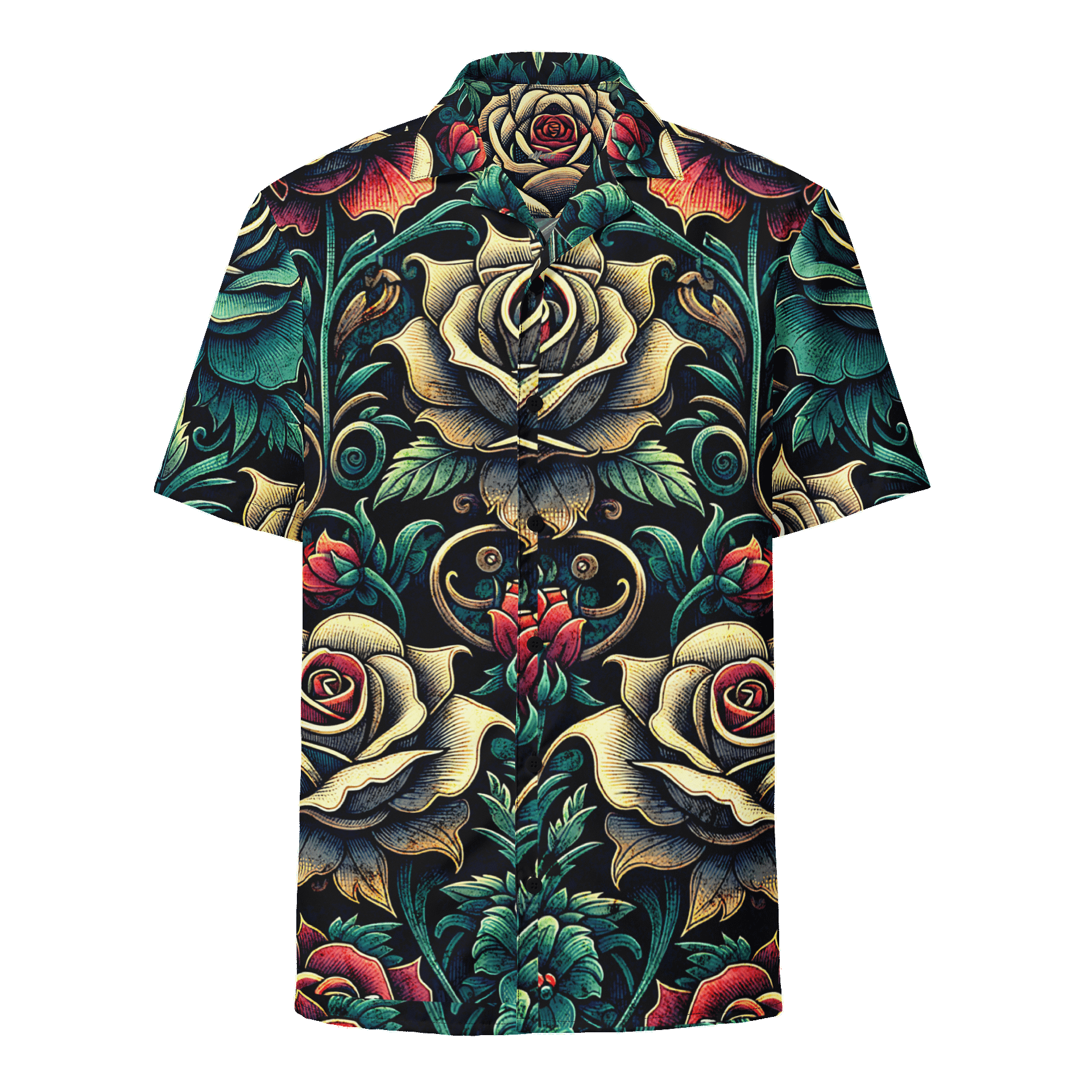 Rose Tropical Breeze Hawaiian Shirt product image (1)